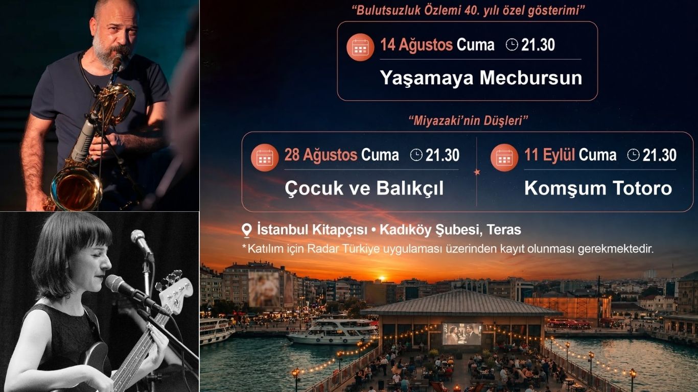 Terasta SİNEMA ve CAZ zamanı